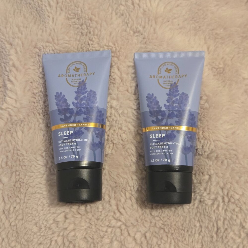 Bath & Body Works Aromatherapy Lavender + Vanilla SLEEP 2.5 oz. Body Cream